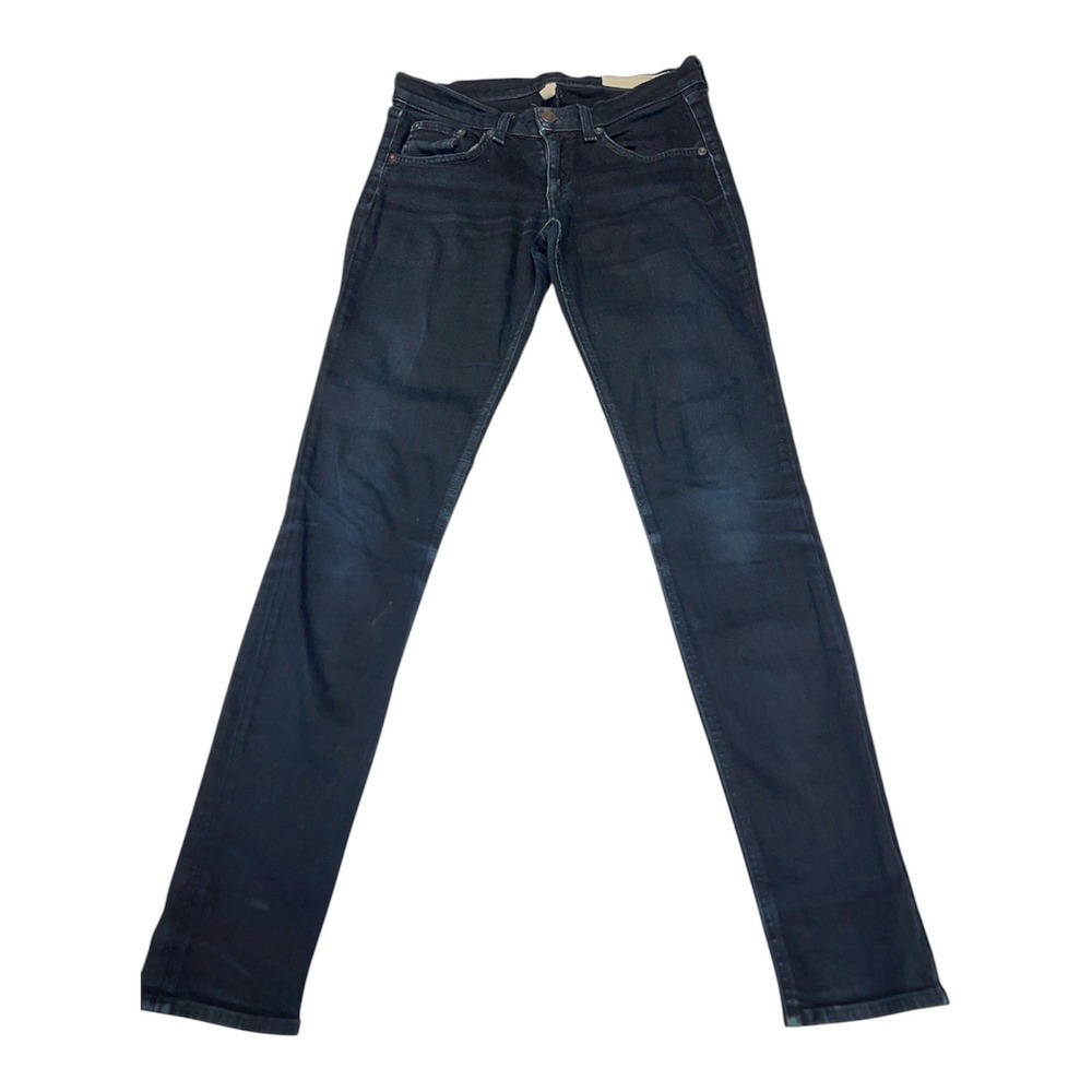 Rag & Bone Skinny Jeans Womens 24 Coal Black Excellent Stretch Denim W1502K520